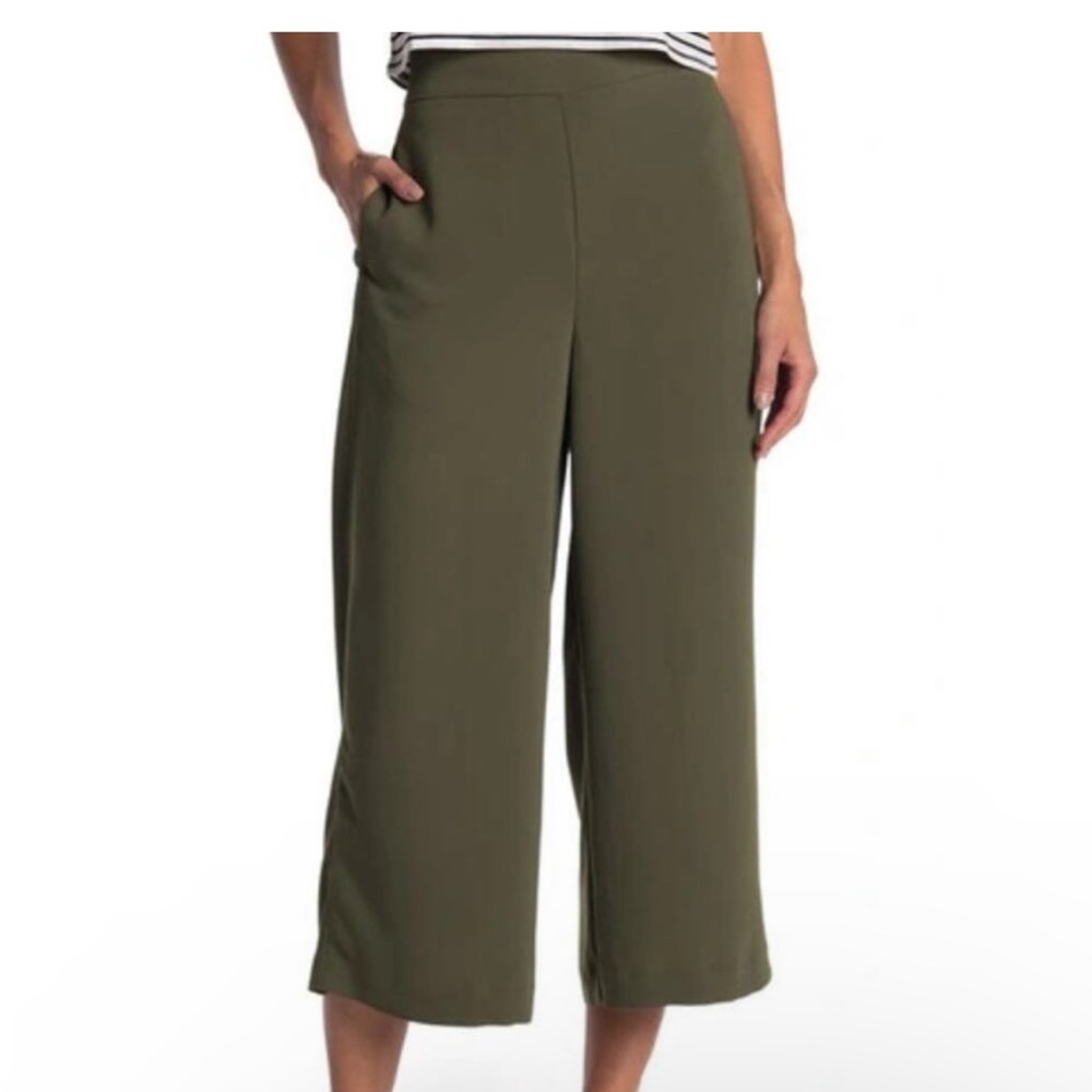 Madewell Olive Wide Leg Pants
